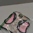 EcoBark Step in Dog Harness - Eco-Friendly Dog Harnesses for Small and Medium Breed Dogs - Reflective and Adjustable Body Halter Vest - Soft Mesh Toy Breed Harness (Floral, Large) (Large -17 to 19 lbs -Chest Up to 18 in (Pack of 1), French Floral Pink)