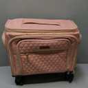 Softside Expandable Luggage with 4 Spinner Wheels 20" Pink