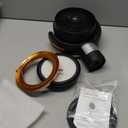 Portable Range Hood, Desktop Range Hood with 2 Speed Exhaust Fan, Detachable Aluminum Filter, Large Oil Collection Cup, Portable Kitchen Exhaust Fan for Indoor BBQ, Hot Pot Camping Trips Home (Gold)