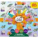 BIC Soleil Escape Women's Disposable Razors Variety Holiday Gift Set, Scented Razor Handles, 7 Razors, Self Care Gifts for Women (1 Count (Pack of 7))