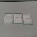ONLYKXY 3 Pack Office Badge Holder, Horizontal Style, Hard Plastic ID Card Cover, Clear Name Card Holder