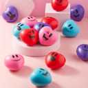JOYIN 15 Pcs Valentines Heart Shape Stress Ball, Valentine's Day 3 inch Heart Ball Squishy Toy Exchange Gift for Kids, Stress Relief Party Favors, Holiday Reward Prizes