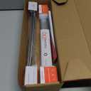 Homdiy 2 Pcs Bottom Mount Centered Drawer Slides for Cabinet and Dresser 14 Inch Heavy Duty Center Mount Drawer Rails 3/4 Extension Glide Track