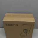 Rabbit Feeder for Cage,Hanging Automatic Cat Feeder and Water Dispenser,Ferret Cage Accessories,Food Water Bowl for Cats Rabbit Guinea Pig Cages(Cage Grid Spacing Over 1.2'') (White blue)