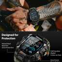 ULTIMAL Rugged Case with Band for Apple Watch 49mm,Compatible with Apple Watch Ultra 3/2/1, Military Grade Shockproof Bumper Cover for iWatch Tactical Band Men (Army Green, 49mm)