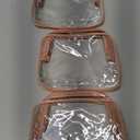 PACKISM Clear Makeup Bag - TSA Approved Toiletry Bag for Travel Size Toiletries, Travel Clear Toiletry Bag Quart Size Bag, Carry on Airport Airline Compliant Bag, Rose Pink(for age 12 or above) (Medium, Active Rose Pink)