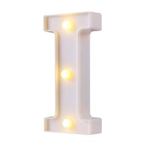 LED Light Up Letters, Warm White and Colorful Lighted Marquee Letters with Remote, Lighted Letter for Party Birthday Decorations, Gift for Girls Boys Night Light, Wedding Home Decor, Letter I