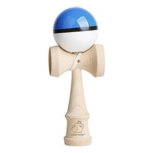 Kendama Kraze Beech Wooden Toy -Extra String (Black & White Cracked)