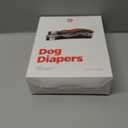 Pet Parents Washable Dog Diapers (3pack) + Extendrs of Durable Doggie Diapers, Premium Dog Diapers Female (Large, Natural) (Large (19-27"))