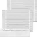 3-Pack 401 Replacement Filter Compatible with AprilAire 2400, Space-Gard 2400 Whole-House Air Purifier, MERV-10 Furnace Filter, 16x25x6 Air Filter