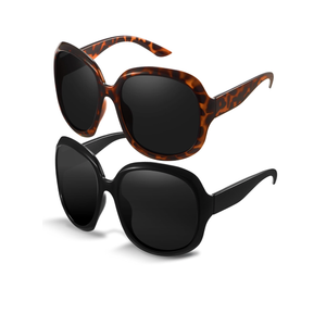 miyya Bug Eye Oversized Polarized Sunglasses Womens, Trendy Retro Sun Glasses for Women 2025, Oversized UV Protection Shades