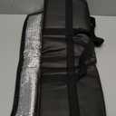 Bodaon Insulated Food Delivery Bag, XXXL Pizza Delivery Bags for Hot and Cold Food, Commercial, Large Capacity Reusable Warming Bag, Catering Cooler Bag for Doordash, Warmers for Parties (Black, 1Pk)