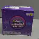 Mgaolo Upgraded Mini Karaoke Machine Toy for Kids, Portable Bluetooth Speaker with 2 Wireless Mics, Emoji & Colorful LED Lights, Home Travel & Party Play Gifts for Boys Girls (Blue)