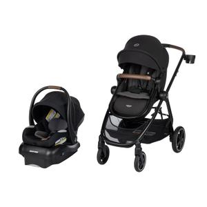 Maxi-Cosi Zelia Luxe 5-in-1 Modular Travel System in New Hope Black