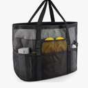 Mesh Beach Bag - Large Tote Bag for Family, Toys & Vacation Essentials