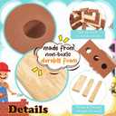Deekin Large 37 Pcs Foam Brick Building Blocks, Red