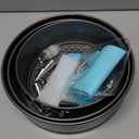 122PCs Cake Pan Sets for Baking, 7/8/9 Inch Round Cake Pans, Nonstick Springform Cake Pans, Cheesecake Baking Pans with 100 Pcs Piping Bags, 16 Pcs Nozzles, 3 Pcs Scrappers