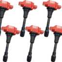 Performance Ignition Coil Pack Set of 6 Compatible With Infiniti EX35 FX35 G25 G35 JX35 M35 M35H Q50 Nissan 350Z Altima Maxima Murano Pathfinder Quest 2.5 3.5 V6 VQ25 VQ35 UF550