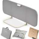 ARTTONA Toddler Bed Rail with Night Light - Foldable Bed Side Rails - Fits for Most Beds: Bed Rails for Full Size Bed, Queen Size Rails, Twin Rails - Portable Fence for Baby - 48 inch (Grey)