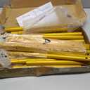 Buzowruil Metal Rolling Clothing Rack Adjustable Freestanding Garment Organizer with Wheels, Space-Saving Design for Home, Closet, Office, or Retail, Gold