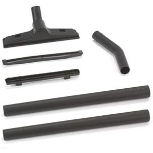 Shop-Vac 9190300 1.5 Inch Diameter Accessory Kit, 2 Extension Wands, Elbow Grip, 12 Inch Floor Nozzle With Brush/Squeegee Inserts