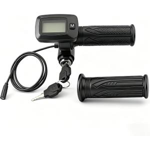 Throttle for Tuttio Soleil 01 Electric Dirt Bike, 48V LCD Display w/M Button, Tuttio Ebike Throttle Integrated Display, Only Fit Tuttio Soleil01 (No Non-M), Tutti Soleil 01 Accessories for Teens