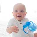 Dr. Brown's Milestones Soft Spout Sippy Cup with Handles, BPA-Free, Blue Star