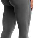 ASAGI Scrunch Butt Lifting Workout Leggings for Women High Waist Yoga Pants Amplify Gym Seamless Booty Tights (Small, 1#-Gray)