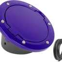 JeCar JK Fuel Filler Cover Gas Cap Aluminum Alloy Gas Tank Door Exterior Accessories for Jeep Wrangler 2007-2018 JK JKU, Purple