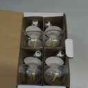GE 60 Watt EQ A19 Classic Crystal Clear Soft White Medium Base (e-26) Dimmable LED Light Bulb 8-Pack
