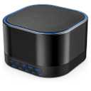 Magicteam White Noise Machine with 20 Non Looping Natural Soothing Sounds Memory Function 32 Levels of Volume Powered by AC or USB and Sleep Sound Timer Therapy for Baby Kids Adults Black