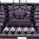 30 Inch Gas Cooktop Dual Fuel Sealed 5 Burners Stainless Steel Gas Cooktop Gas Hob DK257-A03B Gas Cooker