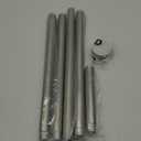 Mcrbeay Shower Curtain Rod, 19-73 inc Nickel