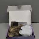 Light Blonde Wavy Wig with Bangs 16inch Bob Curly Hair Wigs for Women Realistic Shoulder Length Style Synthetic Heat Resistant Wig Suitable for Daily Wear for Beginners