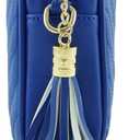 Simple Shoulder Crossbody Bag With Metal Chain Strap And Tassel Top Zipper