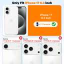 Misscase for iPhone 17 Magnetic Case,[Military Drop Protection] Clear Hard Plastics Cover, Camera Lens Protector,Compatible with MagSafe,Anti Yellowing Full Protection Cases-Orange