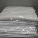 LANE LINEN 6 Pack White Table Cloth 60 x 84 Inch  Stain & Wrinkle-Resistant Rectangular Tablecloth for Dining Table, Banquets & Weddings, Durable Washable Polyester Table Cover
