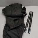 ULTCOVER Patio Parasol 600D Waterproof Outdoor Offset Banana Style Umbrella Cover - Fits Cantilever Offset Umbrella 7.5-11.5 Feet, Black