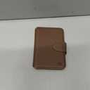 for MagSafe Wallet, Magnetic Phone Wallet RFID Blocking, Slim 5-8 Card Holder with Cash Slot & Clear ID Window, Minimalist Mag Safe Wallets for iPhone 17/16/15/14/13/12 Series, Mocha Brown