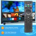Universal Remote Control XRT140 for VIZIO Smart TV Remote Replacement XRT136 XRT260 XRT270 D/E/M/P/V/PX Series Smart TVs with 6 Shortcut Buttons-No Setup Required