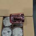 Pink Votive Candle Holders Set, 12 PCS Tea Lights Holder Decorative Bulk with Butterfly Pattern, Candle Holders for Wedding Table, Birthday, Home Decor, Party Supply