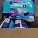 Because Overnight Absorbency Pull Ups - Adult Disposable Incontinence Underwear, Extra Absorbent Nighttime Briefs for Men and Women, White, Small/Medium, 80 Count (4 Packs of 20)