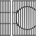 KEESHA BBQ Gourmet System Cooking Grate Replacement for Weber Genesis II 300 and Genesis II LX 300 Series Gas Grills, Cast Iron Grid Grate Perfect for Weber Genesis II S/E-310 315 320 335