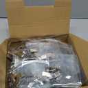 Eaasty 100 Pcs Clear Name Badge Holder with Clip ID Tags Holders for Badges PVC Waterproof Horizontal Name Badges with Clips for Teacher Office Employee 2.25 x 3.5 Inch