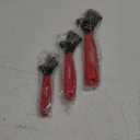 SEDY Adjustable Wrench Set Pipe Spanner: 6" 8" 10" Wide Jaw Black Oxide Wrench With Cushion Grip, Laser Marked Metric & SAE Scales, CR-V Steel for Professional