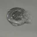 TRAPMATE Shower Drain Hair Catcher, 4.4" Easy Clean Bathtub Drain Hair Catcher, Anti-Slip Bath Tub Drain Protector, Upgraded 304 Stainless Steel Shower Sink Drain Cover for Bathroom (Patented Product) (Silver)