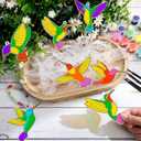 Yaomiao 30 Sets Summer Suncatchers Window Art Drawing Kits DIY Hummingbird Suncatcher Crafts Bulk Paint Your Own Window Hanging Ornaments for Home Birthday Party Favors Decor Gifts