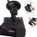Radar Detector Mount,Car Windshield &Dashboard Suction Cup Bracket,Suitable for UNIDEN R1 R2 R3 R4 R7 DFR3 DFR6 DFR7 DFR8 DFR9 Radar Detector (Only Applicable to Uniden Models),Easy to Install