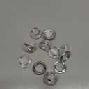 TIESOME 12Pack Sink Overflow Ring Cover, Bathroom Kitchen Sink Basin Trim Overflow Cover Round Hole Insert Drain Cap