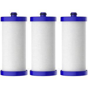 Waterdrop WF1CB Replacement for Frigidaire® PureSource WFCB, RG100, NGRG2000, WF284, 9910, 469906, 469910 Refrigerator Water Filter, 3 Filters